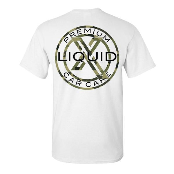Liquid Circle Logo - Liquid X Circle Logo Camo Print Men's T-Shirt - White - Liquid X Car ...