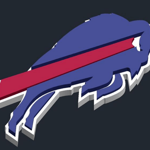 Bills Logo - Free STL files Buffalo Bills ・ Cults