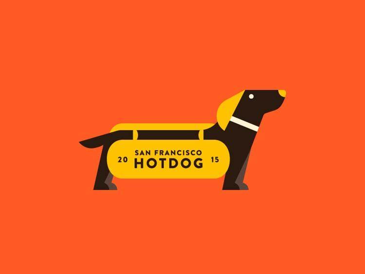 Cool Dogs Logo - Creative Hot Dog Logo Ideas. Logo Design. Logos, Logo design
