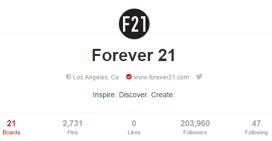 Forever 21 Company Logo - Forever21: Communication strategy