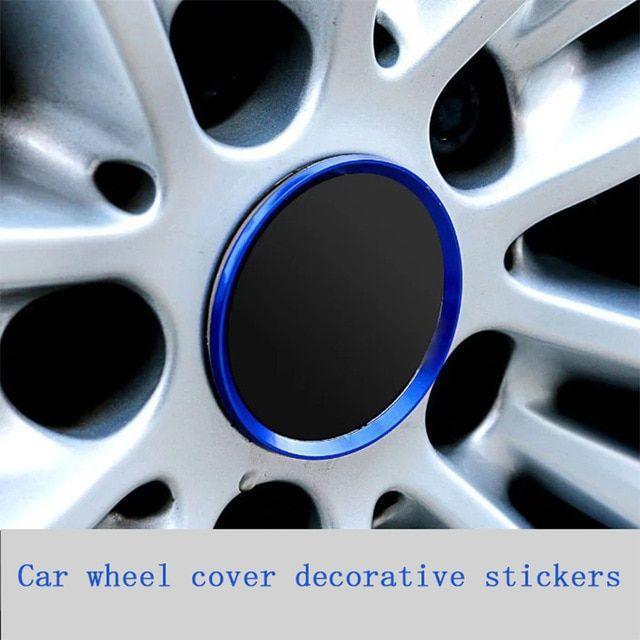 Blue Rim Circle Logo - Car styling Tires & Rim wheel hub logo modified alloy decorative ...
