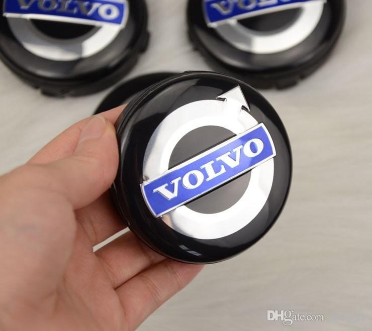 Blue Rim Circle Logo - 2019 64mm VOLVO Black Blue Wheel Center Hub Cap Rim Caps Cover ...