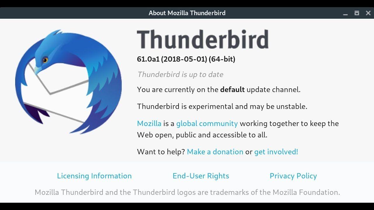 Mozilla Thunderbird Logo Logodix