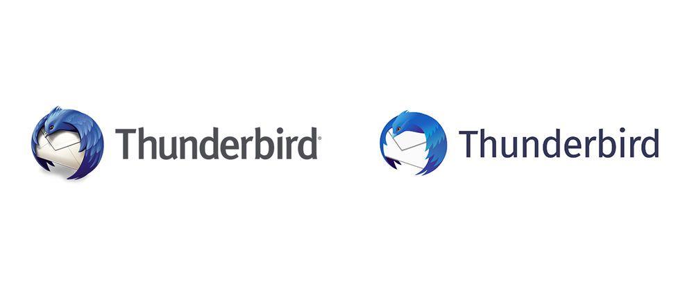 Thunderbird Logo - Brand New: New Logo for Thunderbird by Ura