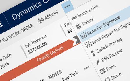 Microsoft Office 365 Dynamics Logo - E-signatures for Microsoft Dynamics 365 CRM | Adobe Sign integration