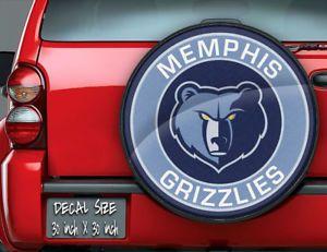 Spare Red F Logo - Memphis Grizzlies NBA Logo Vinyl For Spare Tire Cover Decal, Wheel ...