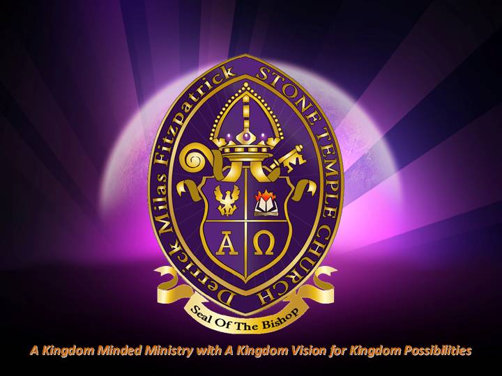 Purple and Gold Church Logo - Stone Temple Missionary Baptist Church