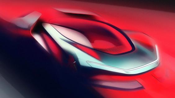Electric Blue Red Sports Car Logo - New 250mph Pininfarina 'PF0' electric hypercar: first look