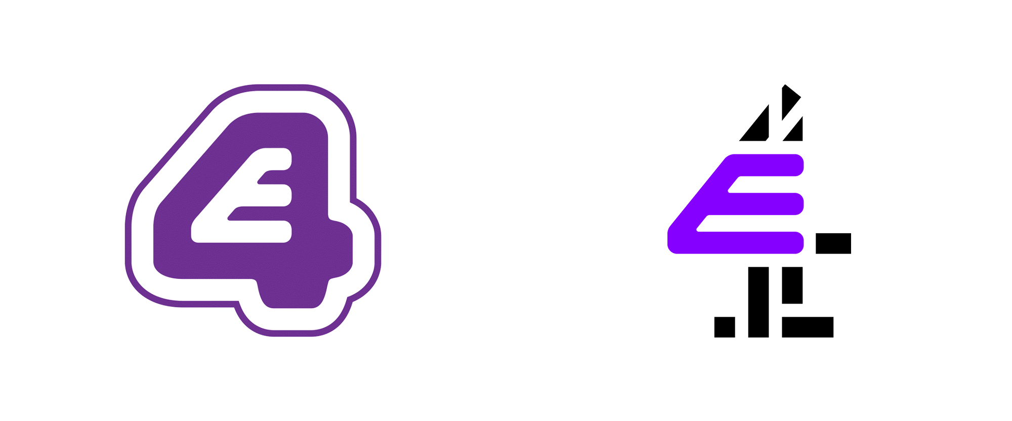 E4 Logo - Brand New: New Logos for all Channel 4 by 4creative and ManvsMachine