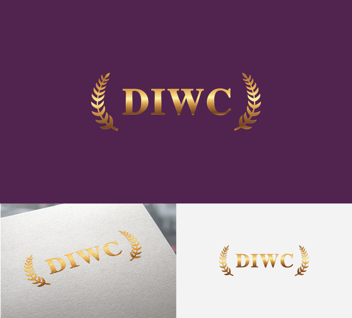 Purple and Gold Church Logo - Elegant, Playful, Church Logo Design for Destiny Impact Worship