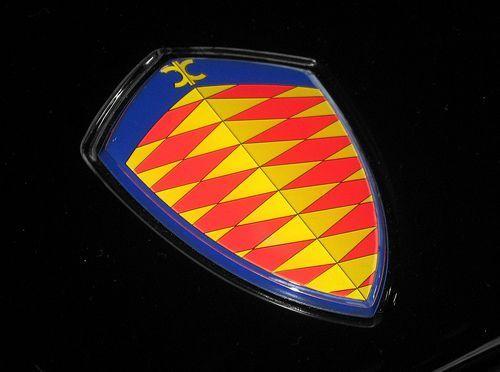 Electric Blue Red Sports Car Logo - Koenisegg. Swedish manufacturer of high-performance sports cars ...