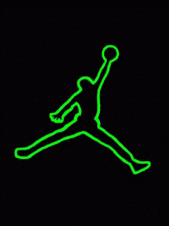 Neon Jordan Logo - Jumpman GIFs | Tenor