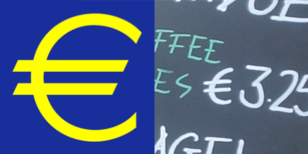 Money Sign Logo - Euro sign
