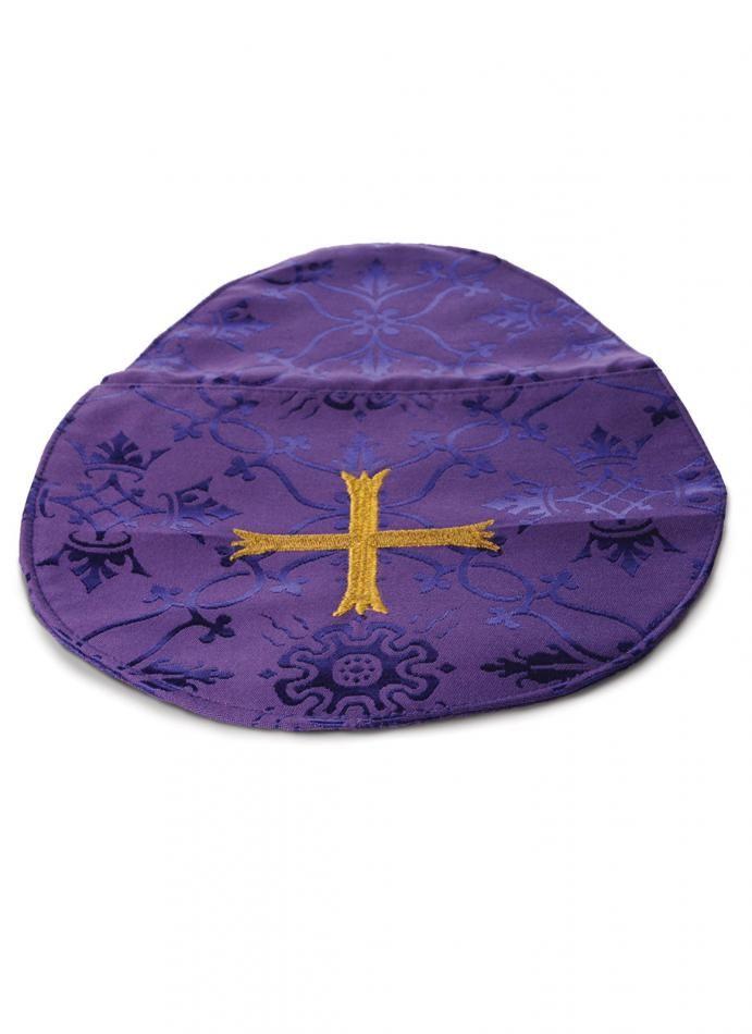 Purple and Gold Church Logo - Collection Bag, Purple with Gold Cross | UK Church Supplies & Church ...
