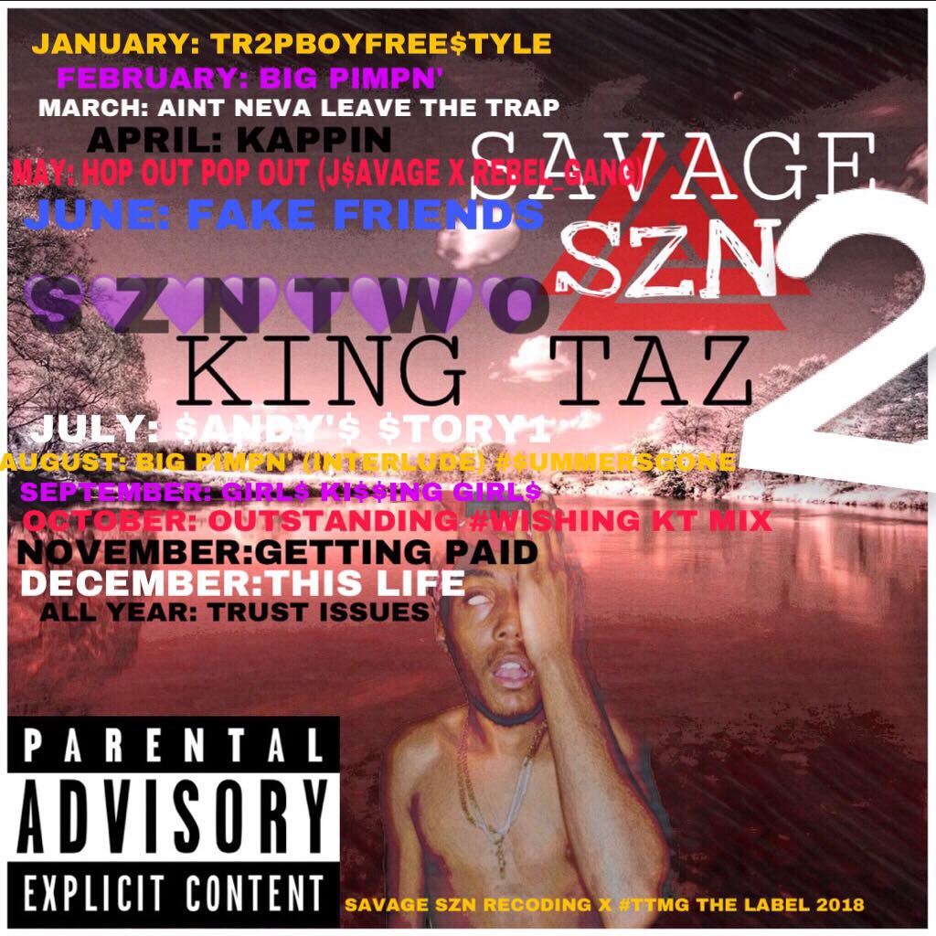 KT Is a Savage Logo - King Taz - SAVAGE SZN 2 BY KT | Spinrilla