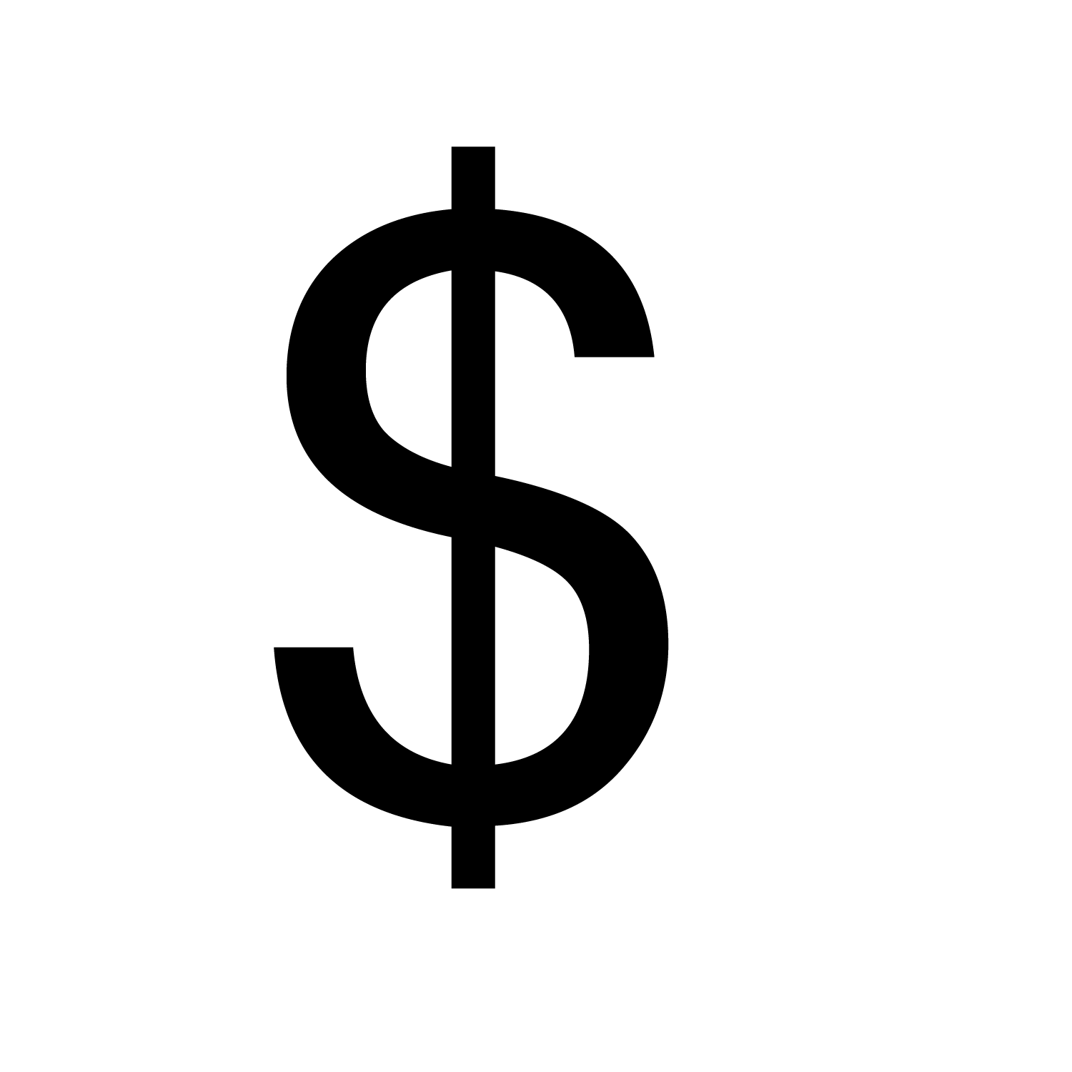 Money Sign Logo - Money sign vector stock no background - RR collections