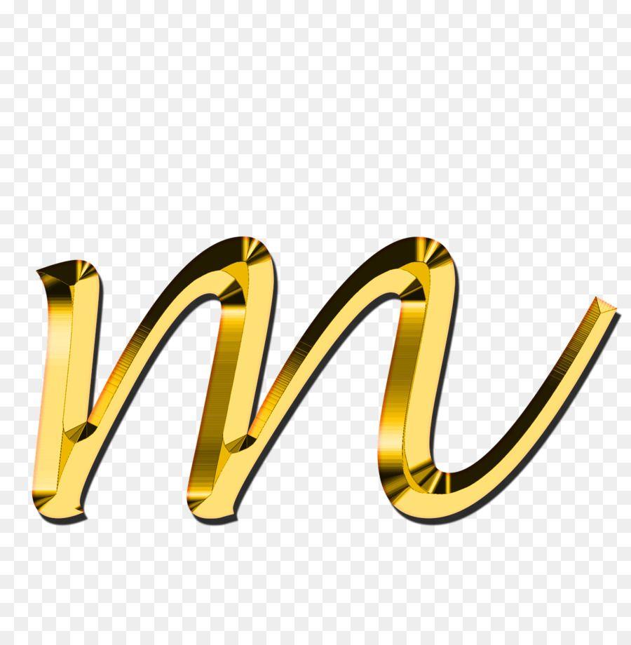 Gold M Logo - Letter M Alphabet letters png download