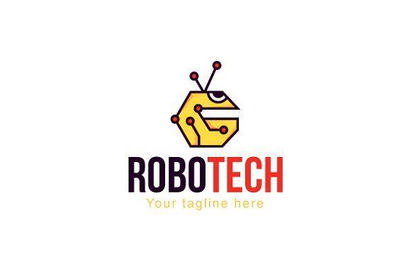 Robo Logo - Robo Tech Logo ~ Logo Templates ~ Creative Market
