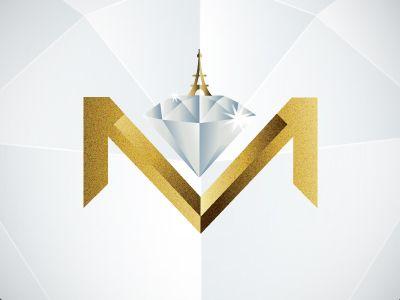 Gold M Logo - PMB Logo / Diamond / Gold / M / Paris by Mehdi Ayache | Dribbble ...