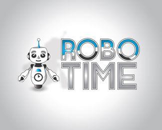 Robo Logo - Robo Time Designed by SpottedZebra | BrandCrowd