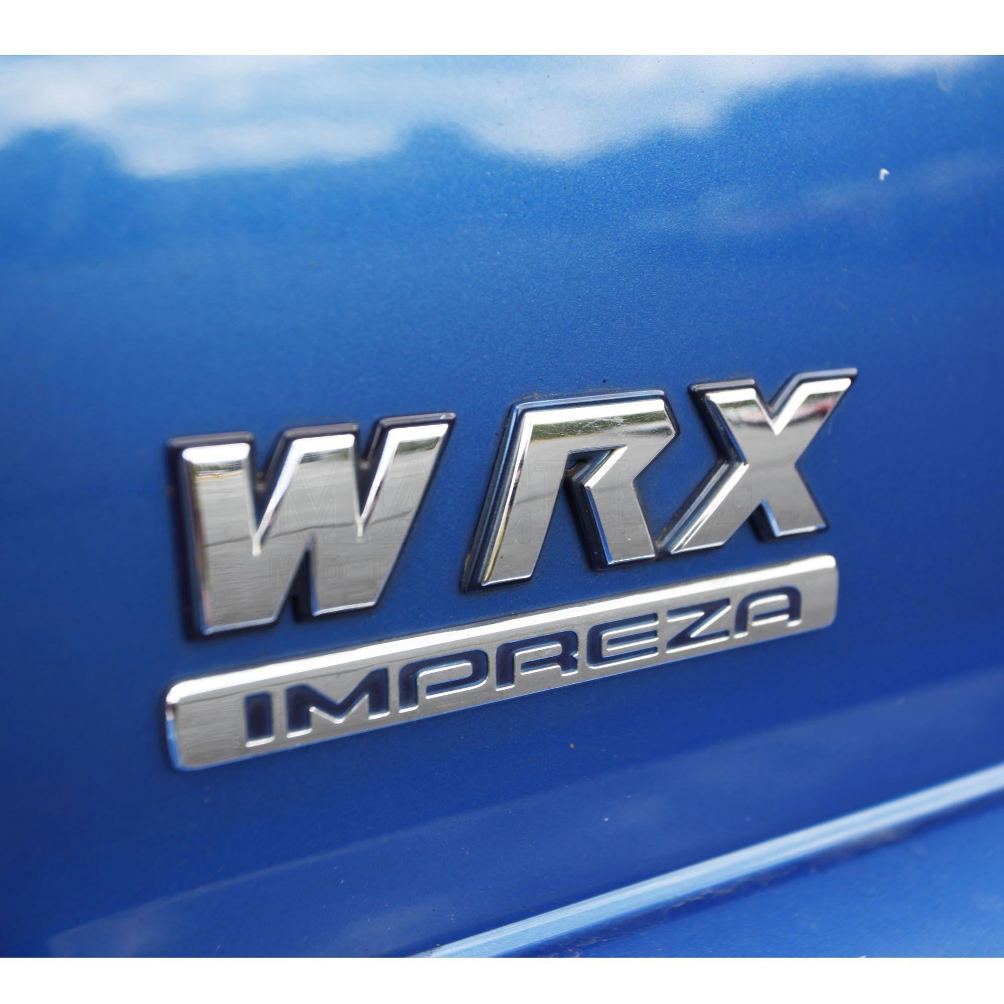 Subaru WRX Logo - WRX Trunk Badge 2002 2005 WRX STI