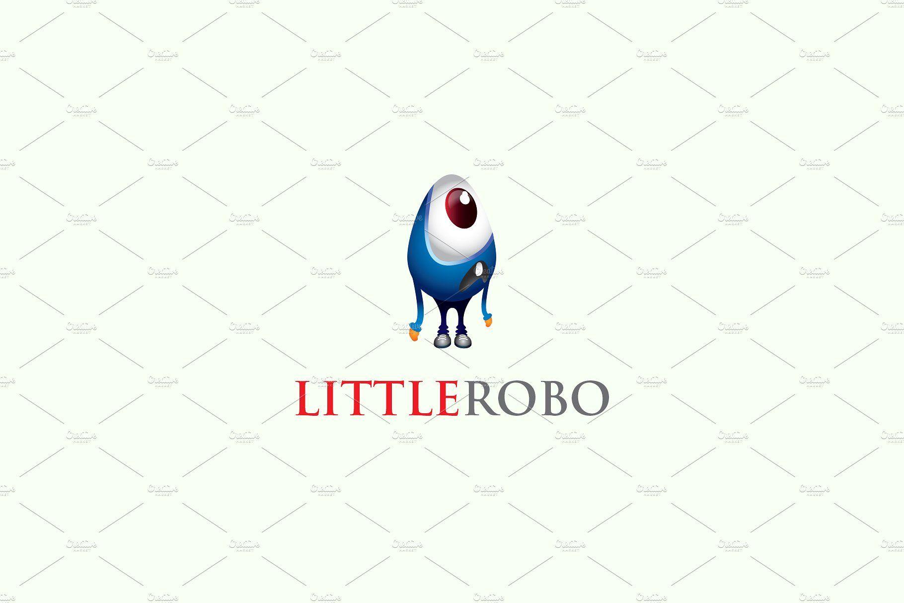 Robo Logo - Little Robo Logo ~ Logo Templates ~ Creative Market