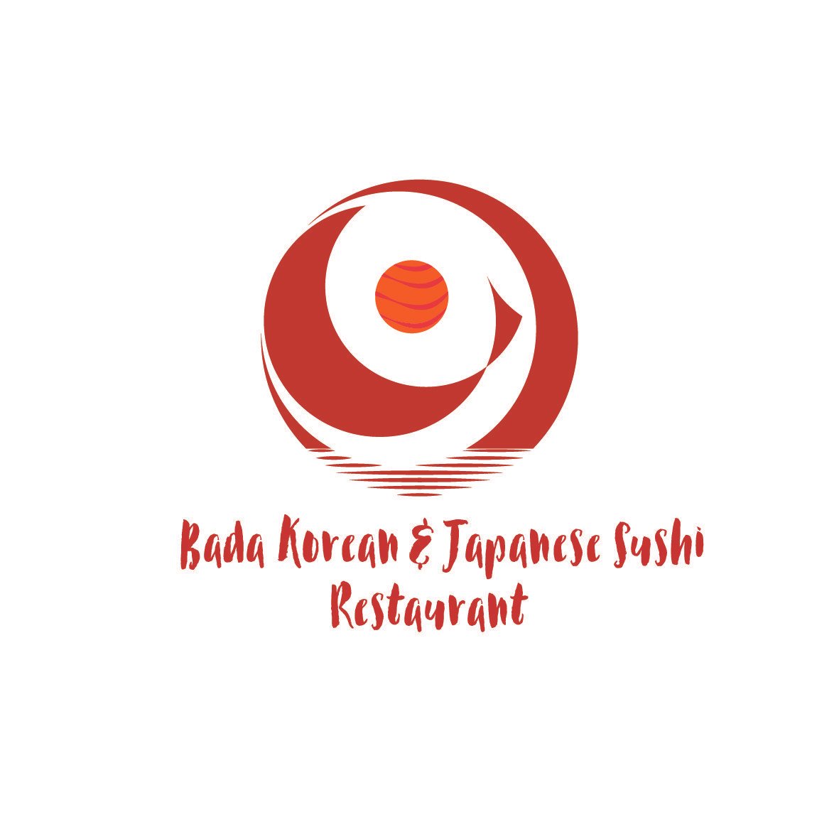 Red Korean Company Logo - Elegant, Playful, Restaurant Logo Design for Bada Story Korean ...