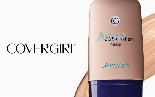 Covergirl Logo - CoverGirl Aqua CG Smoothers Make-Up, Creamy Beige 750, 1 fl oz (30 ...