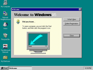 Oldest Microsoft Windows Logo - Windows 95