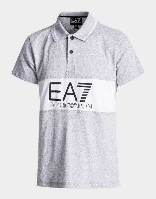 Leading Clothing and Accessories Retailer Logo - Emporio Armani EA7 Panel Logo Polo Shirt Junior | JD Sports
