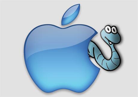 Apple Worm Logo - Smartphone Wars Google Finds Worm in Apple - Mobile Advertising News ...