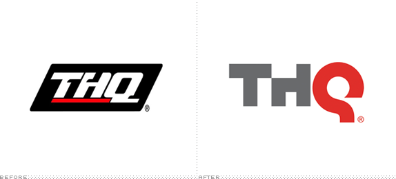 A and Q Logo - Brand New: THQ gets a New Q