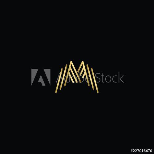 Gold M Logo - Letter M Logo Design, Creative Minimal M Logo Design Using Letter M ...