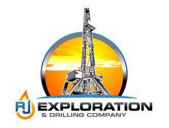 Drilling Company Logo - RJ Exploration & Drilling Company logo design