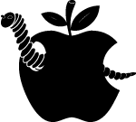 Apple Worm Logo - Free download of Apple Worm vector graphics and illustrations