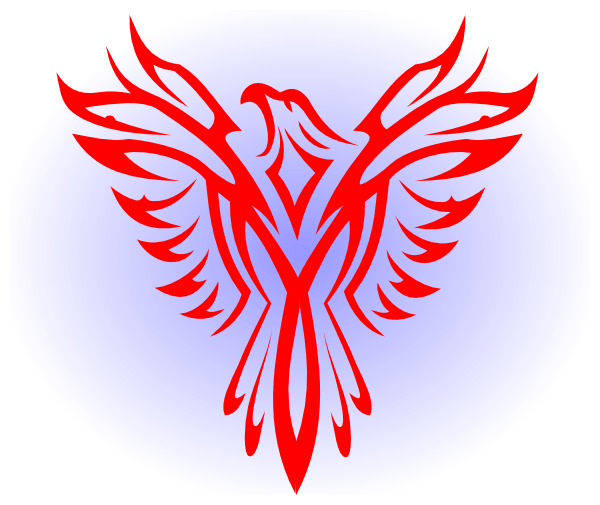 Red Phoenix Logo - Logo Phoenix Clip Art at Clker.com - vector clip art online, royalty ...