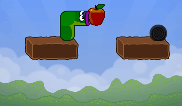 Apple Worm Logo - Apple Worm - Play it now at Coolmath-Games.com