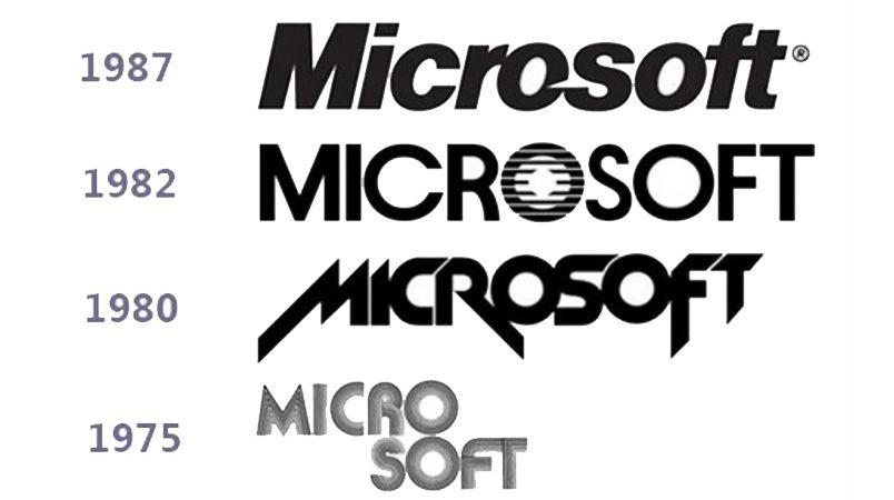 Old vs New Microsoft Logo - Tips On Increasing Logo Visibility - Brand Strategy Tips