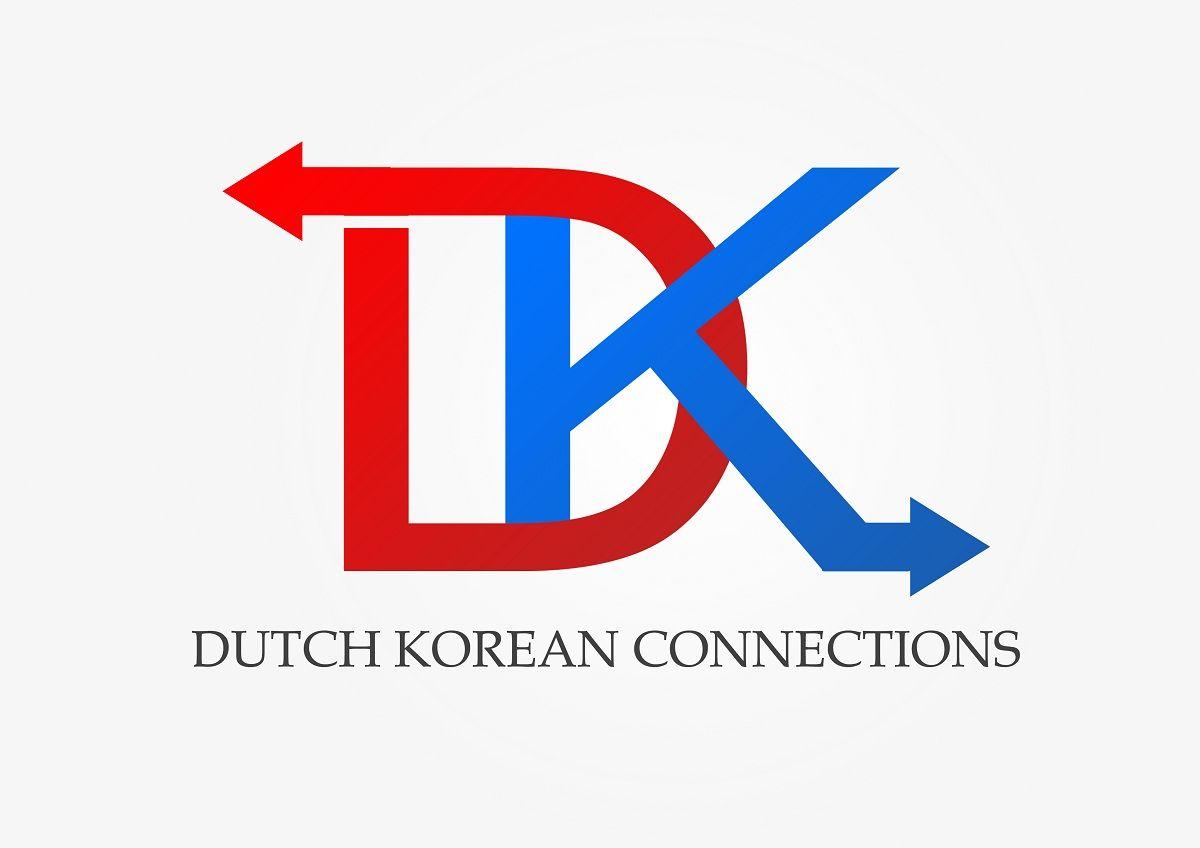 Red Korean Company Logo - Business Logo Design for Dutch Korean Connection