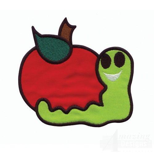 Apple Worm Logo - Apple Worm