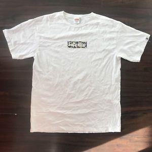Fake BAPE Supreme Box Logo - Replica Reprinted Supreme Bape Box Logo Bogo T-Shirt | eBay