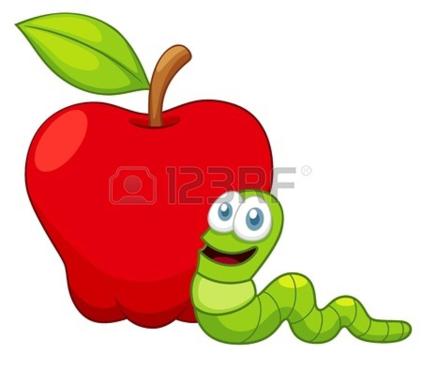 Apple Worm Logo - Apple Worm Clip Art Clipart Image