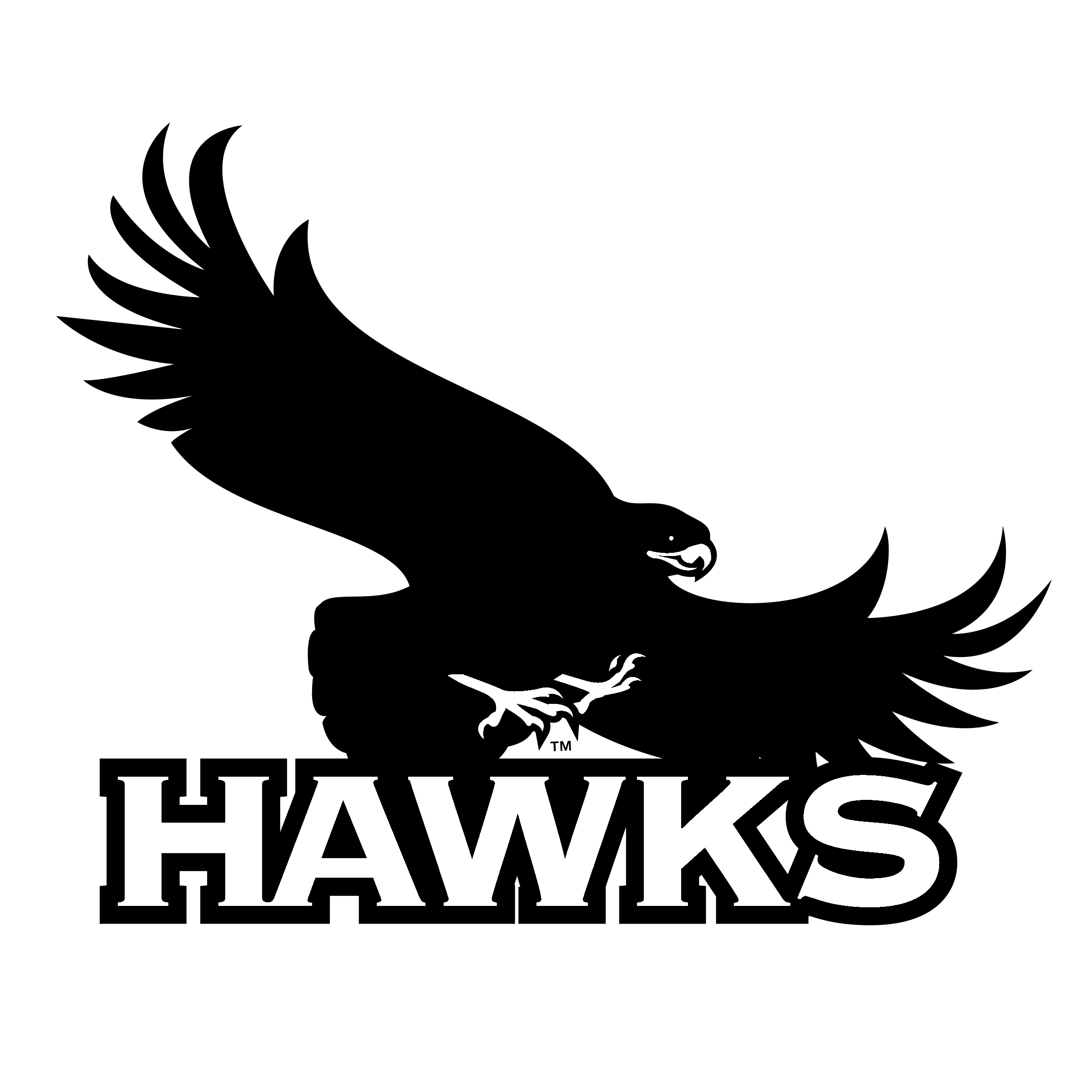 White Hawks Logo - Saint Joseph's Hawks Logo PNG Transparent & SVG Vector - Freebie Supply