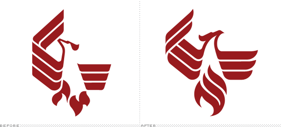 Red Phoenix Logo - Brand New: Forward-Looking Phoenix