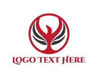Red Phoenix Logo - Logo Maker - Customize this 