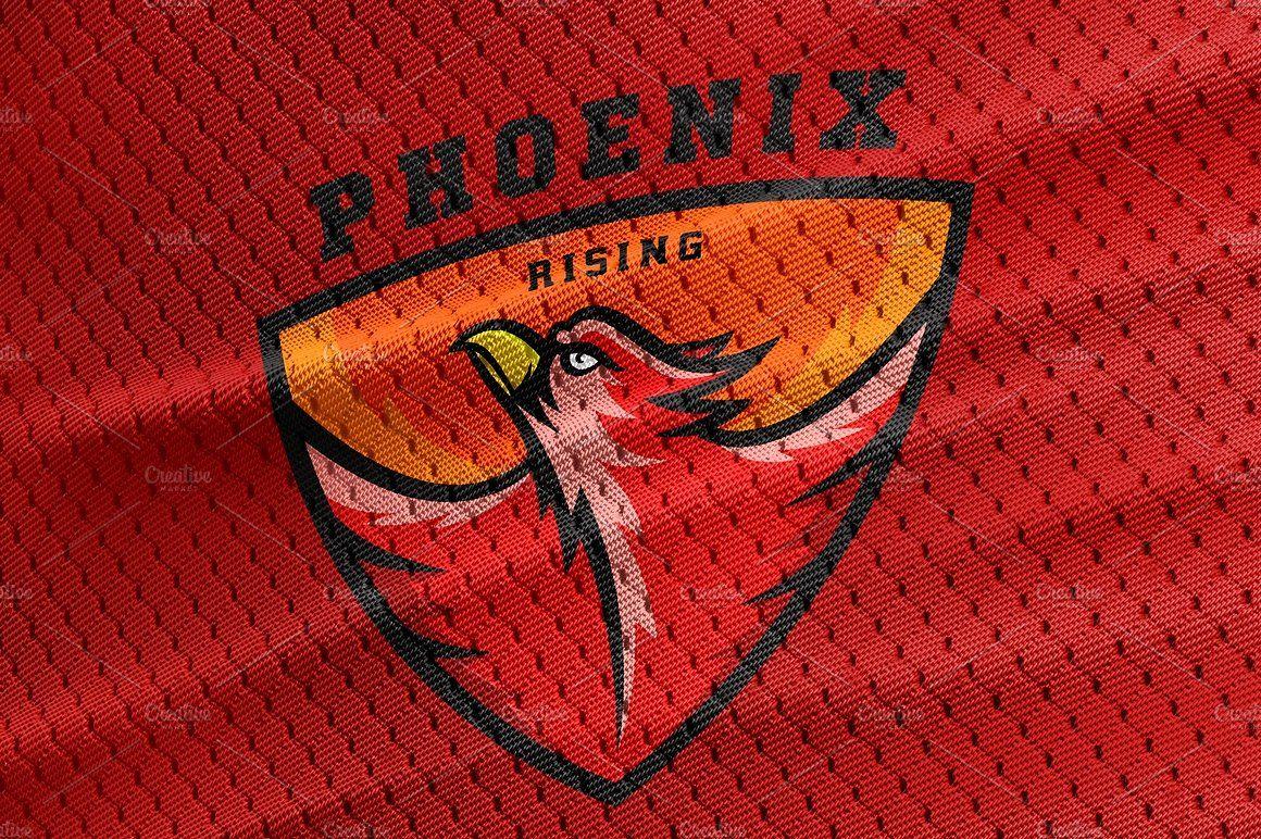 Red Phoenix Logo - Phoenix Sport Team Logo Template Logo Templates Creative Market