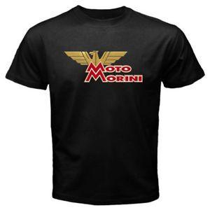 Italian Motorcycle Logo - New Moto Morini Gold Logo Italian Motorcycle Men's Black T-Shirt ...