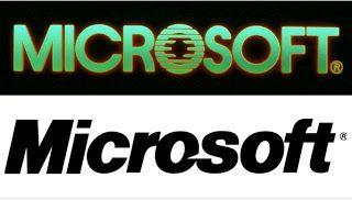 Old vs New Microsoft Logo - Labeled-H: Old -Vs- New