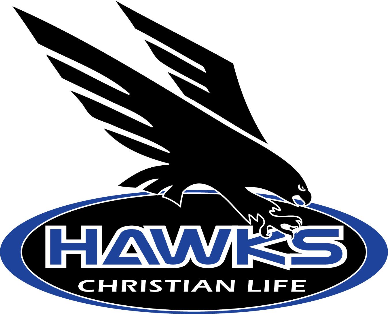 White Hawks Logo - Hawks Logo White - Christian Life Academy