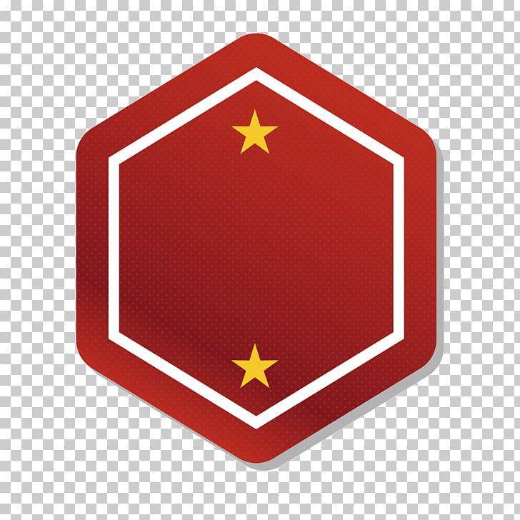 Red Hexagon Logo - Logo, Red hexagon label PNG clipart